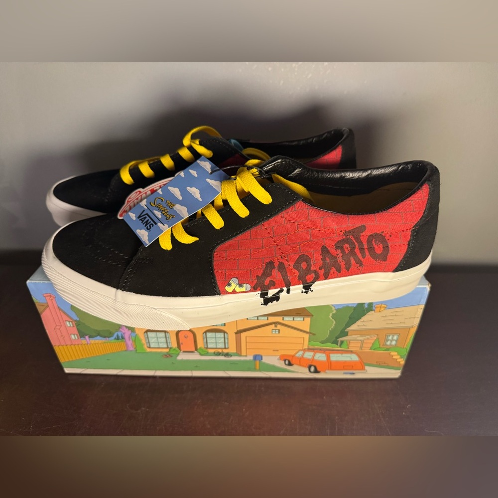 Vans The Simpsons El Barto New with tags Sk8-Low x